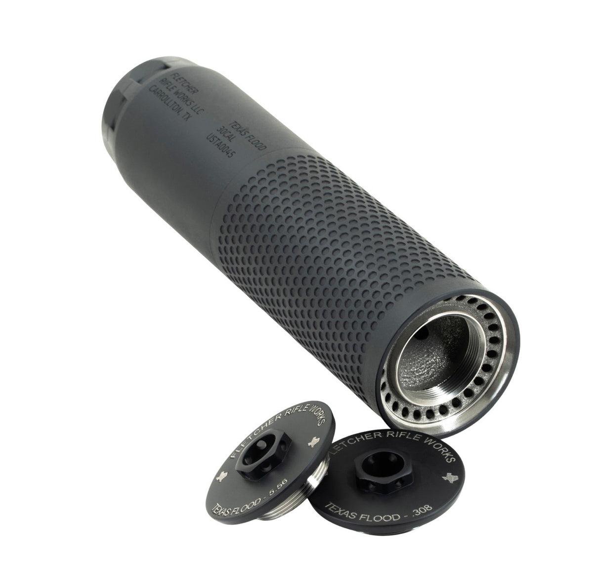Fletcher Rifle Works Texas Flood .30 Cal Titanium Suppressor